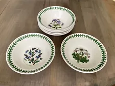 Portmeirion Botanic Garden - 6.5” Cereal/Oatmeal Bowls (6)