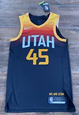 Donovan Mitchell Authentic Jersey Nike Utah Jazz City Edition Dark Mode SMALL 40