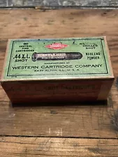 Western Ammo Box .44XL Winchester 36 Garden Gun. Empty Collector Box 44 Shot