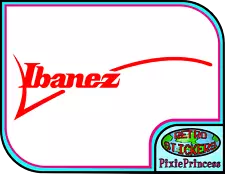 Ibanez RG Guitar Headstock Logo A Vinyl Sticker Flight Case Wall Bass Music