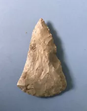 Authentic Grayson County Kentucky Beveled Spear Arrowhead Artifact