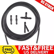 Washer Nozzle Spray Pump Hose Front & Rear Windshield Wiper Tube Headlight Pipe