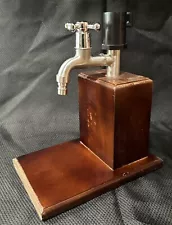 Drink Dispenser Wooden Faucet Style Design Mancave Liquor Whiskey Unbranded