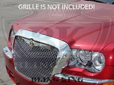 Fits 05-2010 Chrysler 300C Chrome Grille Mustache grille Trim (300C/HEMI/SRT8)