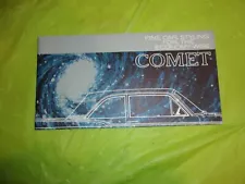 1960 COMET "FINE CAR STYLING FOR THE ECONOMY WISE COMET" SALES BROCHURE! my#399