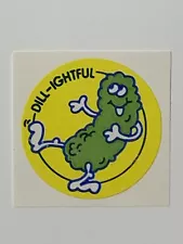 Vintage Trend Dill Pickle Scratch N Sniff Sticker Excellent Scent MATTE NOS HTF