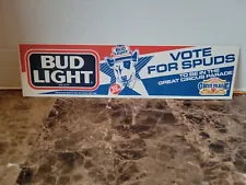 (VTG) 1988 bud light beer vote for Spuds Mackenzie sticker anheuser busch