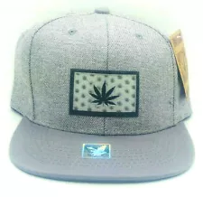 MARIJUANA CANNABIS CHRONIC KUSH POT HEMP LEAF WEED DOPE 420 CAP HAT SNAPBACK