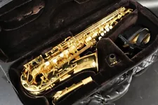 YAMAHA YAS-280 Alto Saxophone with Soft Case & Mouthpiece from Japan, Sold As-Is