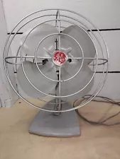 Vintage GE Oscillating Fan 1 speed Works