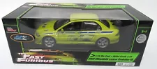 The Fast And The Furious 1:18 2002 Mitsubishi Lancer Evo VII Yellow