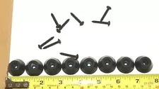 pool table cue stick rubber cushion bumpers w/ screws - qty. of 8 for 1 price