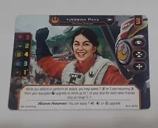 Star Wars X-Wing Miniatures 2.0 Resistance Jessika Pava Promo Pilot Card