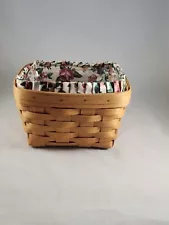 LONGABERGER SQUARE BERRY BASKET SET 1995 HANDWOVEN DRESDEN. OHIO USA