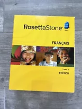 ð NEW SEALED Rosetta Stone French WITH HEADSET Level 3 Version 3 Français