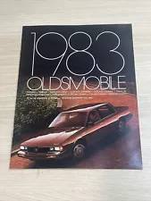 1983 Oldsmobile Firenza Omega Cutlass 98 Delta 88 Toronado Cruiser Sale Brochure