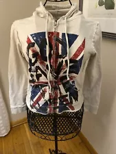 Love for Sale “God Save the Queen” Zip Up Hoodie - Ladies Small