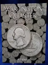 H.E. Harris Washington Quarter 1948-1964 Coin Folder #2, Album Book #2689