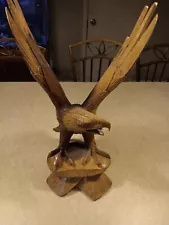 bald eagle wood carvings for sale