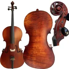 Hand Carved Professional SONG Maestros Cello 4/4, Stradivarius Model #15645