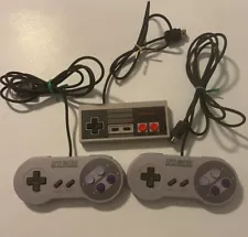 Authentic Nintendo NES Mini Classic Edition Controller 3 Lot CLV-002 And CLV 202