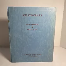 1958 ARISTOCRAFT Sales Manual, Brochure, Catalog & Parts List Atlanta Boat Works