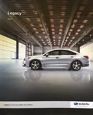 2017 Subaru Legacy 24-page Original Car Sales Brochure Catalog