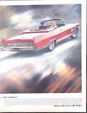 1964 Buick Wildcat, convertible, red, 2 doors