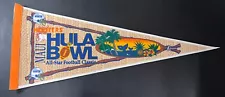 Vintage 1999 Maui Hooters Hula Bowl All-Star Football Classic Full Pennant