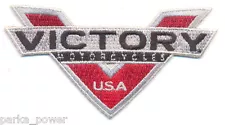 Victory Embroidered Iron on Patch, Motorcycles, USA, Badges, Motorbikes, bikers