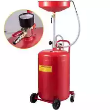 Waste Oil Drain Tank Portable Oil Drain 20 Gallon Air Operate Drainer