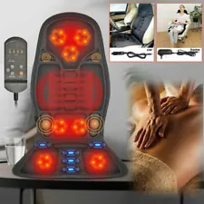 8Kinds Massage Seat Cushion Heated Back Neck Body Massager Chair For Home&Car