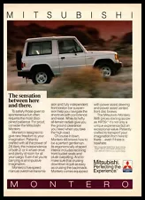 New Listing1987 Mitsubishi Montero 2.6 Liter Engine 5-Speed Transmission SUV $9739 Print Ad