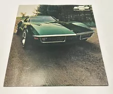 CLASSIC 1971 Corvette Chevrolet Stingray coupe/convertible sales brochure