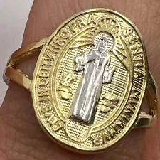 GOLd OVAL 14k santa san st benito Benedict Senita ring Size 7 ask 4 5 6 8 9 10