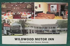 Estate Sale ~ Vintage Advertising Postcard - Wildwood Motor Inn Florence, Ky.