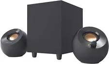 Creative Pebble Plus 2.1 USB-Powered Desktop Speakers - Black