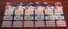 2018 Astros Full Un Used Season Ticket YOU PICK Game Bregman Altuve World Series