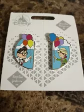 Disney's Up - Carl Fredricksen and Ellie Couples 2 Pin Set magnetic