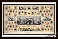 Wall Art - Civil War 1863 War Libby Prisoners Lithograph 13x19 inches