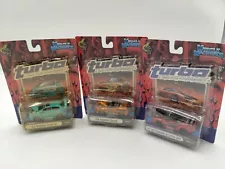 Muscle Machines 1:64 Turbo & High-Tech 2003 Honda Civic Si S2000 Eclipse GST