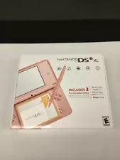 Nintendo DSi XL Metallic Rose Handheld System Brand New Sealed Very Good