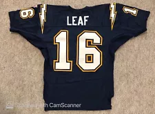 Ryan Leaf San Diego Chargers Wilson Authentic Pro Line Jersey size 48 XL