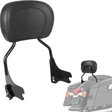 Detachable Upright Passenger Backrest Sissy Bar with Backrest Pad Compatible wit