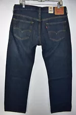 New Levi's 569 Loose Straight Blue Jeans Mens Size 32x32