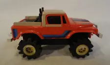 LOOK! 198O`S ORIGINAL SCHAPER 4X4 STOMPER RED JEEP SCRAMBLER PICKUP TRUCK!