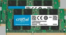 64GB Kit (2x32GB) DDR4 3200MHz C22 SODIMM Laptop Memory Kit For Crucial