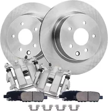 308mm Rear Disc Rotors + Brake Calipers & Brake Pads for G35 G37 M45 M35 350Z