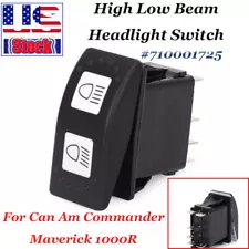 High Low Beam Headlight Switch For Can Am Commander Maverick 1000R #710001725 (For: 2014 Can-Am Commander 1000)