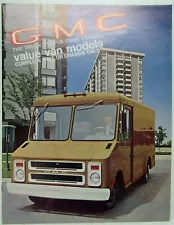 1970 GMC Value Van Models PS PE 1500 - 4500 Truck Sales Brochure Original